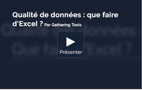 qualité des données Excel