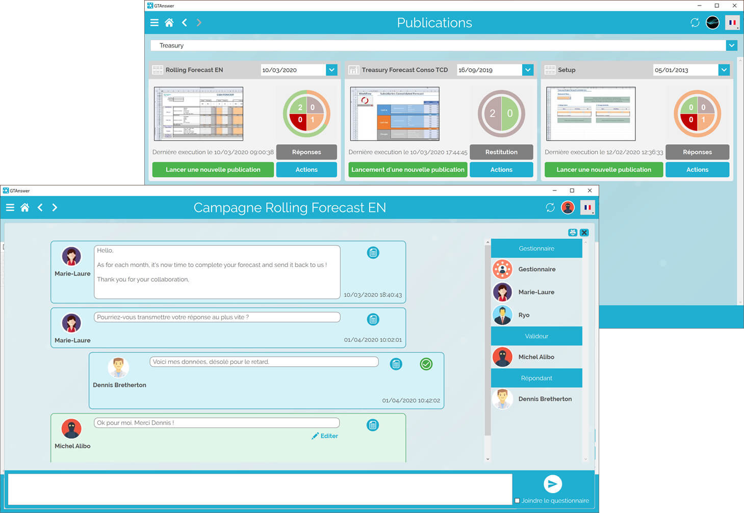 Workflows Gathering Tools pour consolider Excel