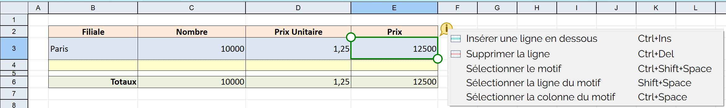 Motif avant insertion