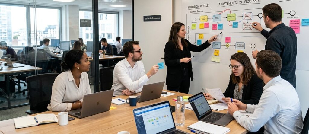 Travail réel et évolution des processus métiers